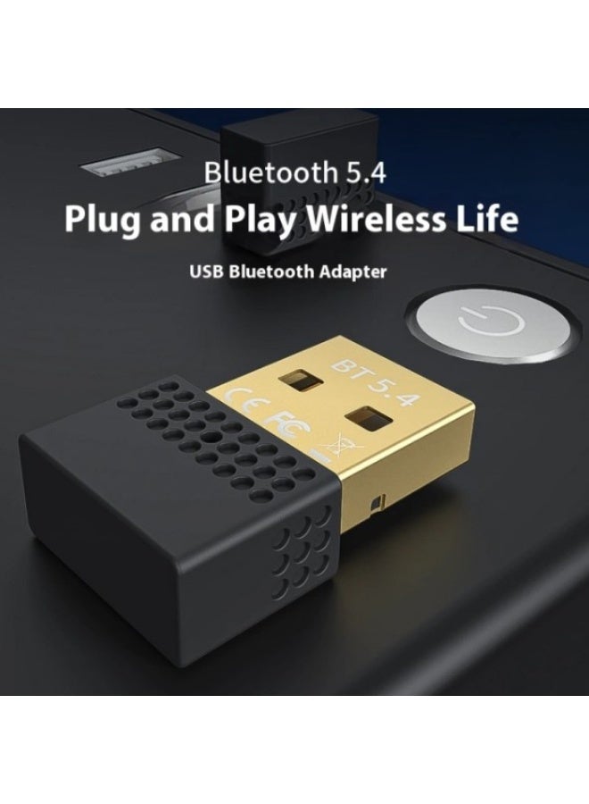 هينغ محول بلوتوث USB لأجهزة الكمبيوتر المكتبية والمحمولة - متوافق مع بلوتوث 5.x، سهل الاستخدام، دونجل نانو - الموديل HI-0502-UBT - Image 3